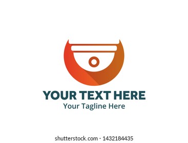 cctv creative illustration vector of graphic , cctv logo illustration vector , vector of surveillance camera logo illustration for logo identity and business