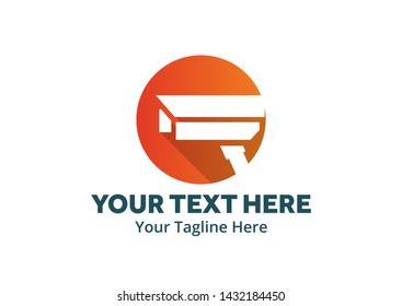 cctv creative illustration vector of graphic , cctv logo illustration vector , vector of surveillance camera logo illustration for logo identity and business