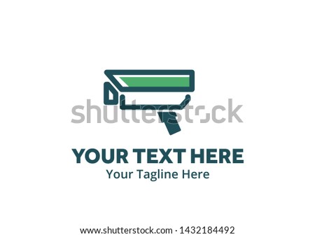 cctv creative illustration vector of graphic , cctv logo illustration vector , vector of surveillance camera logo illustration for logo identity and business