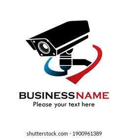 CCTV design logo template illustration