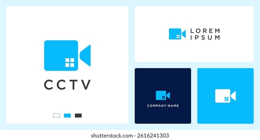 CCTV home logo design template