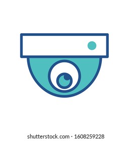 CCTV, icon, design ,template, collection, trendy, style, symbol