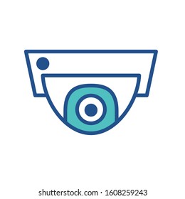 CCTV. icon. design. template. collection. trendy .style. symbol