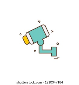 CCTV icon design vector