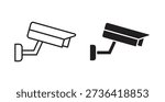 CCTV icon element for design projects