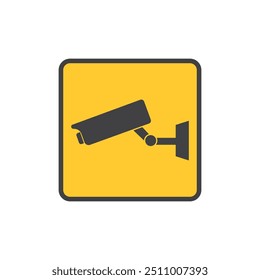 Icono de CCTV Plantilla de diseño plano