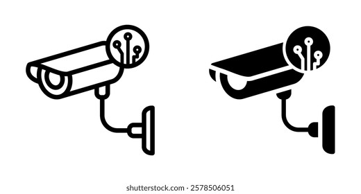 CCTV icon illustration vector design template