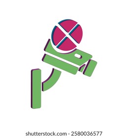 CCTV icon illustration vector design template