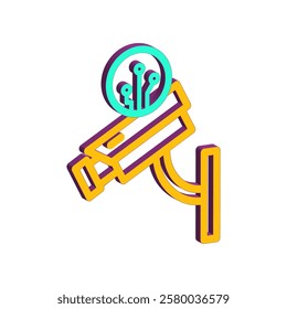 CCTV icon illustration vector design template