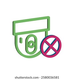 CCTV icon illustration vector design template