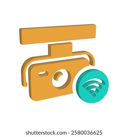 CCTV icon illustration vector design template