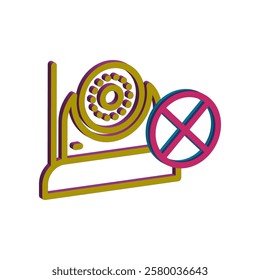 CCTV icon illustration vector design template