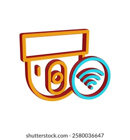 CCTV icon illustration vector design template