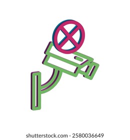 CCTV icon illustration vector design template