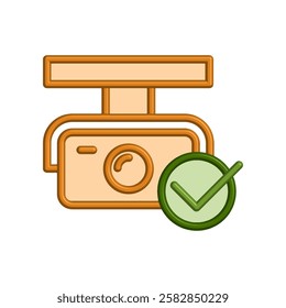 CCTV icon illustration vector design template
