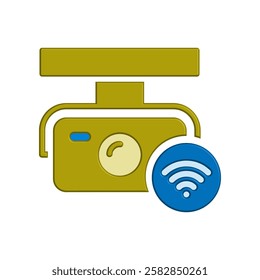 CCTV icon illustration vector design template