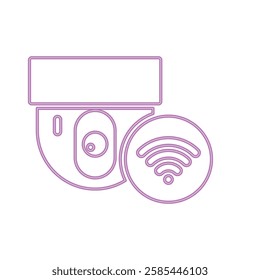 CCTV icon illustration vector design template