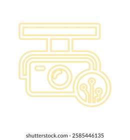 CCTV icon illustration vector design template