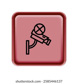 CCTV icon illustration vector design template