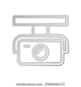 CCTV icon illustration vector design template