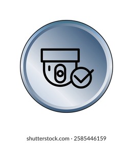 CCTV icon illustration vector design template