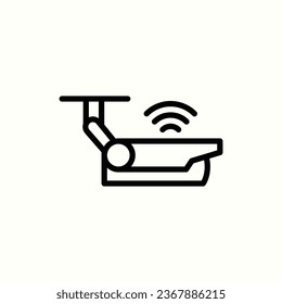 cctv icon, isolated icon in light background, perfect for website, blog, logo, graphic design, social media, UI, mobile app