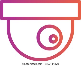 cctv icon isolated on background
