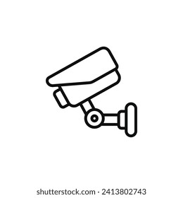 CCTV icon isolated on white background