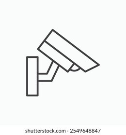 CCTV icon isolated on white background