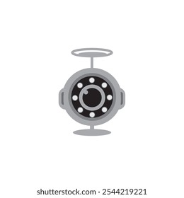 CCTV Icono Logo Cámara Diseño Tecnología Mini Ilustración Vector 