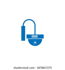 plantilla vectorial de diseño de logotipo de icono CCTV