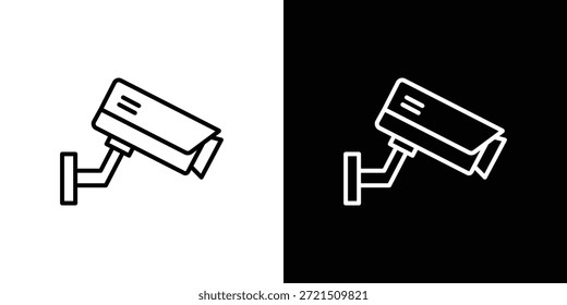 Elemento de logotipo de ícone CCTV. Ilustração vetorial. EPS10