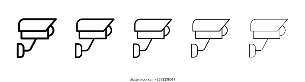 Icono de CCTV para el concepto móvil y el Diseño web.