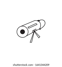 CCTV icon simple line design vector