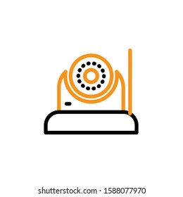 CCTV icon template. Vector illustration 