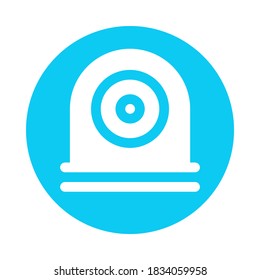un icono de cctv diseñado muy simplemente