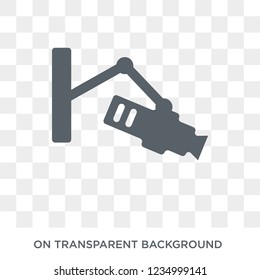 Cctv icon. Trendy flat vector Cctv icon on transparent background from smart home collection. 