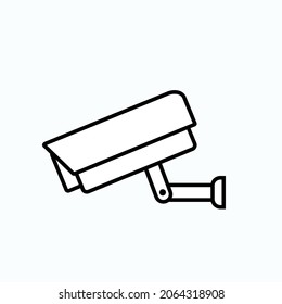 CCTV Icon. Under Surveillance Symbol  - Vector. 