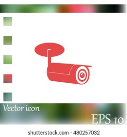 CCTV  icon vector