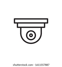 Cctv icon vector design illustration template