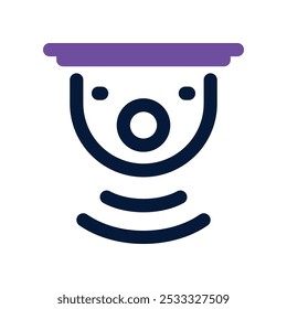 cctv icon. vector dual tone icon for your website, mobile, presentation, and logo design.