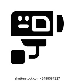 cctv icon. vector glyph icon for your website, mobile, presentation, and logo design.