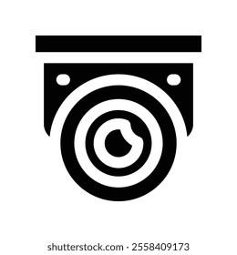 cctv icon. vector glyph icon for your website, mobile, presentation, and logo design.