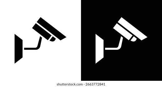 CCTV-Ikone, Vektorgrafik - Sammlung von Vektorgrafiken in schwarzem Stil von hoher Qualität