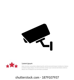 CCTV icon. Vector illustration EPS 10.
