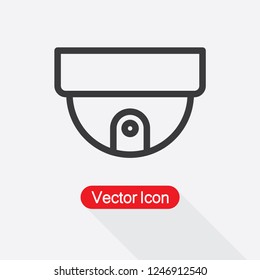 CCTV Icon Vector Illustration Eps10
