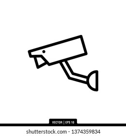 CCTV Icon Vector Illustration Logo Template
