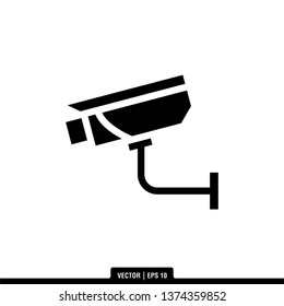 CCTV Icon Vector Illustration Logo Template
