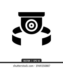 Cctv icon vector, illustration logo template in trendy style. Suitable for many purposes.