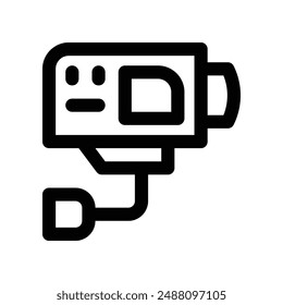 cctv icon. vector line icon for your website, mobile, presentation, and logo design.